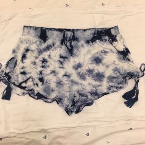 Tie dye shorts